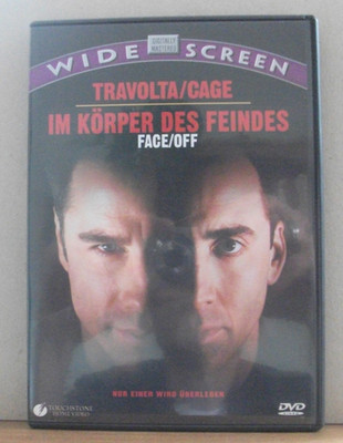 Im Körper des Feindes - Face Off - Travolta - uncut - DVD - ca. 133min - deutsch