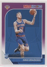 2019-20 Panini NBA Hoops Purple Ignas Brazdeikis #235 tk5