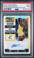 PSA 9 - BRICE SENSABAUGH Auto - 2023 Contenders Autograph Premium Edition Rookie