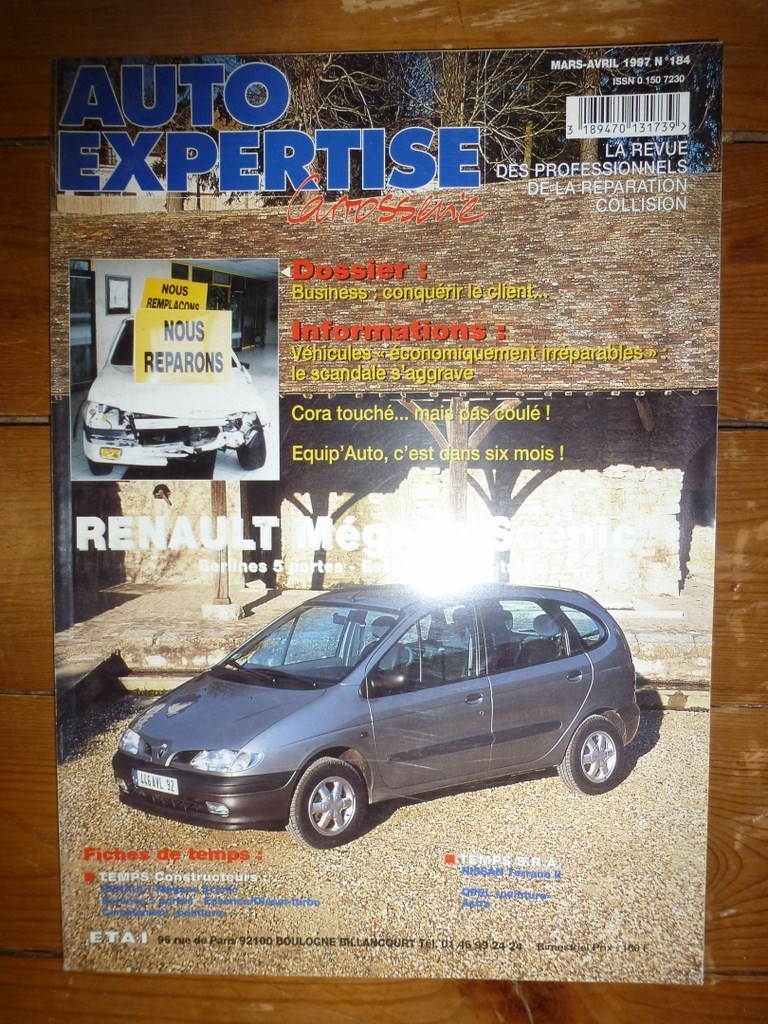 Revue Auto Expertise Renault sous film origine comme neuf de collection rare