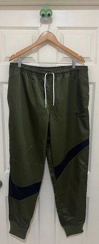 Nike Sportswear Big Swoosh Jogger Woven Green Pants NWT Men’s Size XL-Tall