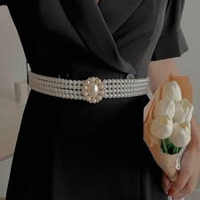 Charming Pearl Belt for Women Compact Size Advanced Material Unique Design