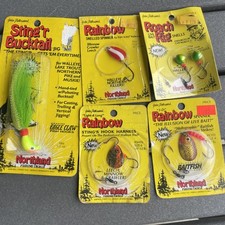 Northland Rainbow Walleye Live Bait Spinner Rig Walleye Snells & 1/2 oz Sting’r
