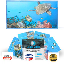 ShadeMAGIC Fluorescent Light Covers Classroom Office Seascape Light Filter Pack