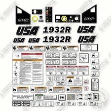 Custom USA Decal Upgrade Fits JLG 1932R  Decal Kit Scissor Lift Aftermarket Kit