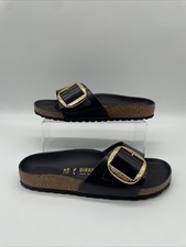 Birkenstock Madrid Big Buckle Single Strap Sandals Natural Leather UK 6.5 EU 40