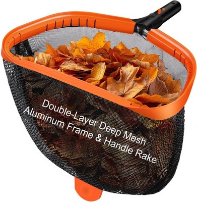 ExtraLarge Pool Skimmer Net with DoubleLayer Bag for Easy Cleaning