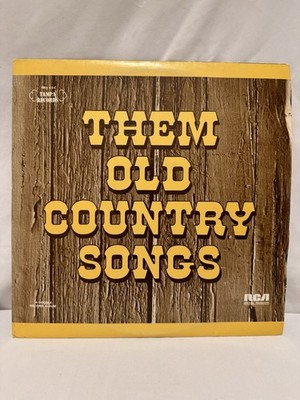 Them Old Country Songs- Various Artists 1972 VG/VG+ RCA PRS-404-1 Indianapolis