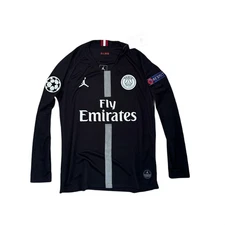 Jordan Away Jersey Men Black Paris Saint-Germain (PSG) 2018/19 #10 Neymar Soccer