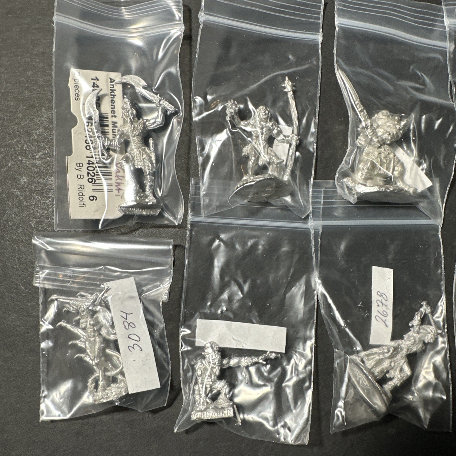 Reaper Miniatures: Lot Of 10 Unpainted Unassembled RPG Figures (Metal) 1843