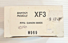 Quantum Bantam XF3 Flash Module Fits Canon 380EX 420EX Accessory Original Box