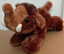 Aurora World Wooly Mammoth Plush Mini Flopsie Stuffed Animal 8" Brown Toy 2016