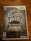 Guitar Hero: Metallica Nintendo Wii 2009 Complete Tested Working Disc Good