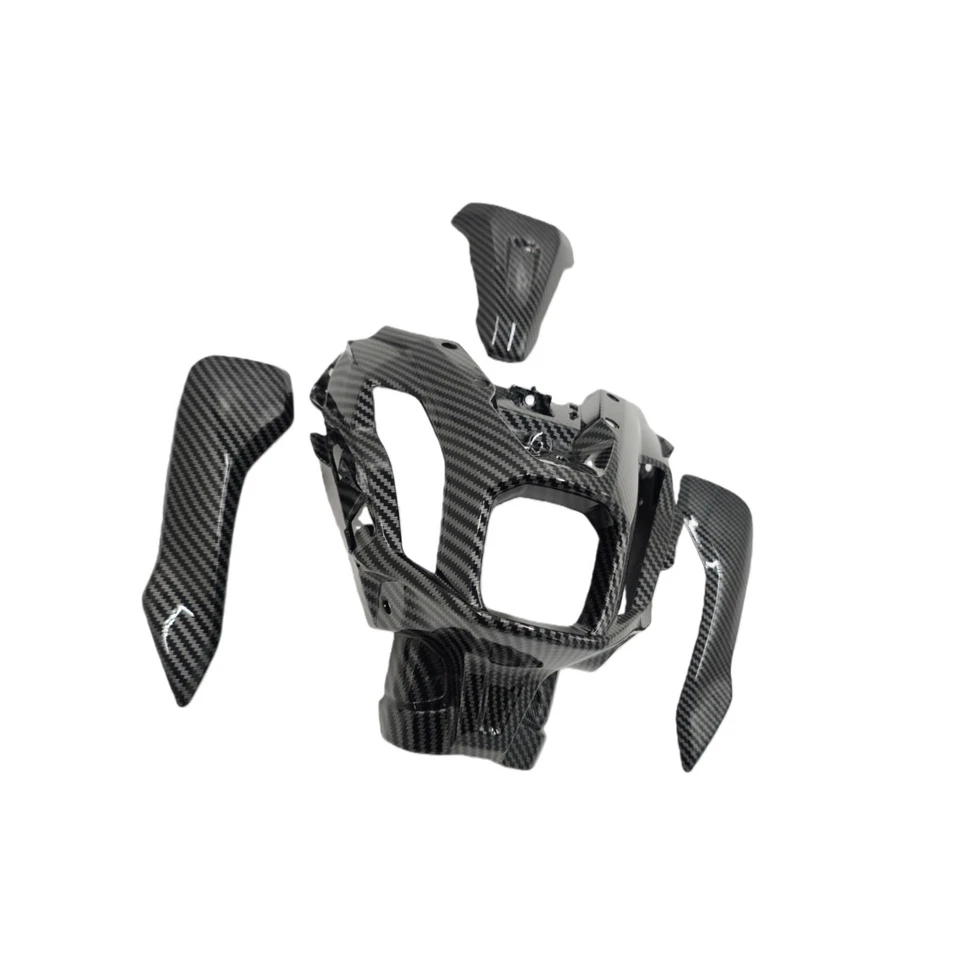 Carbon Fiber Front Headlight Cover Guard Fairing Kit For Yamaha MT-07 2022-2023 Foto 3 de 4