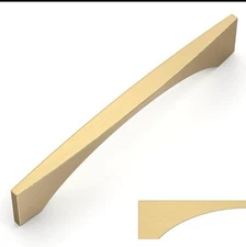 Amerdeco 10 Pack Champagne Bronze Cabinet Pulls 5 Inch(128MM)