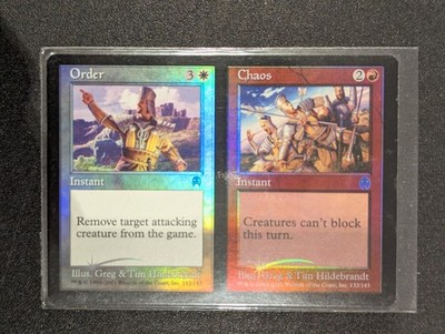 Order / Chaos - FOIL - Apocalypse - NM - MTG - Magic the Gathering - Rot Weiß