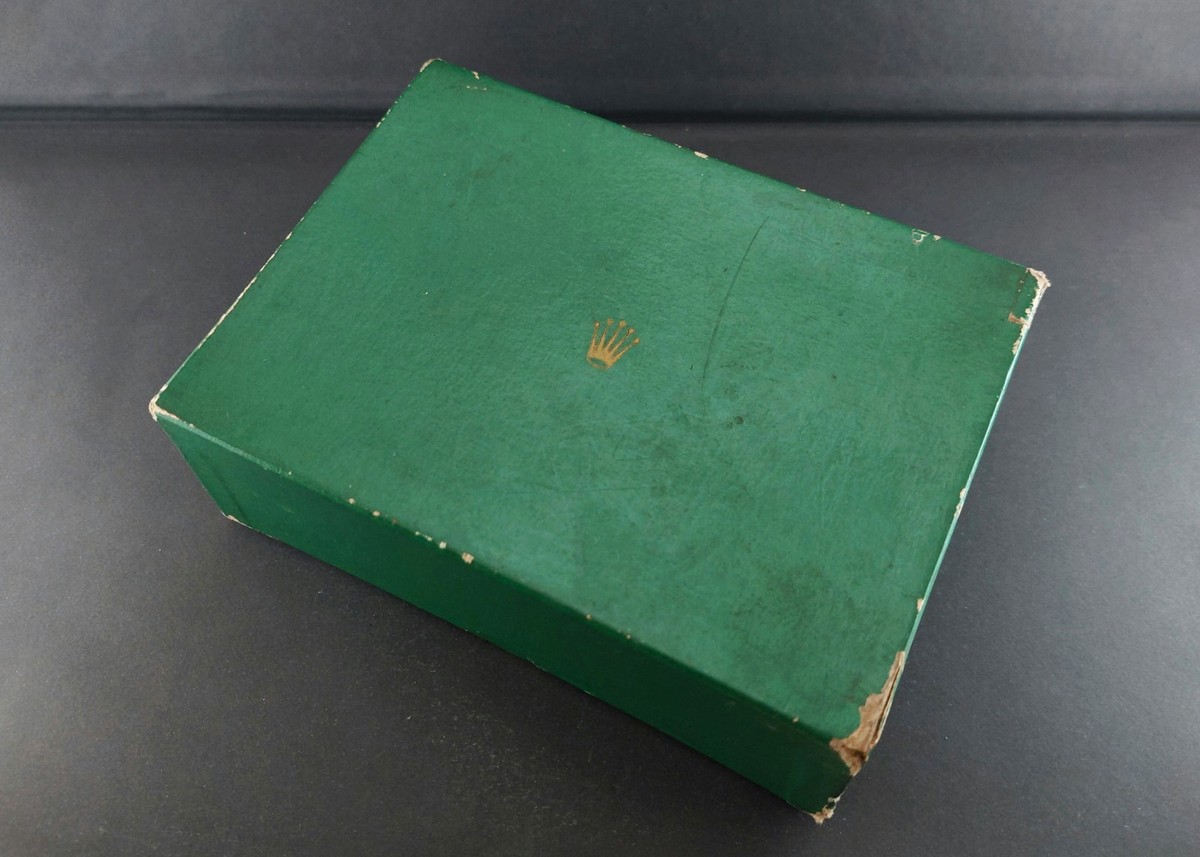 Vintage ROLEX Green BOX Set for Datejust Reference 1601. Circa