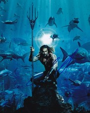 JASON MOMOA signed Autogramm 20x25cm AQUAMAN in Person autograph ACOA
