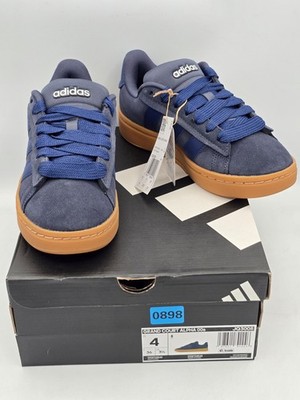Adidas Grand Court Alpha 00s Men's Gray Navy Sneakers JR3008 Sz 4