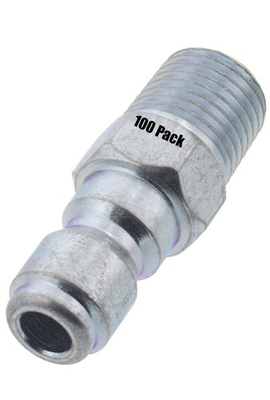 #ad 100 1 4quot; MPT Male Plug Quick Connect Coupler for Pressure Washer Nozzle Gun $186.99