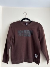 Kids NFL National Football League Sweatshirt In Brown Size 10-12