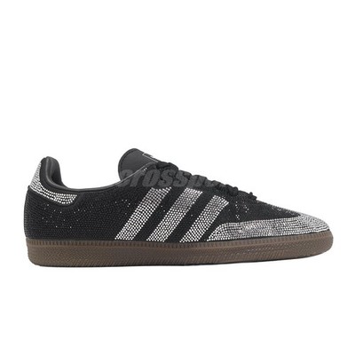 Size 8 - adidas Samba OG Black Silver Rhinestones W for sale