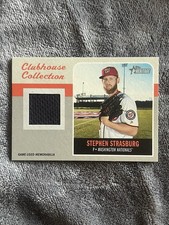 2019 Topps Heritage Stephen Strasburg Clubhouse Collection Relic Jersey #CCR-SS