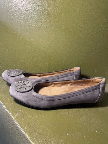 Scarpe Clarks Artisan Candra Blush donna 7 5 casual slip on ballerine grigio scamosciato
