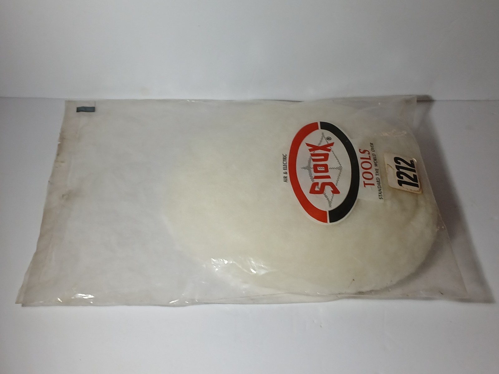 1970s New Old Stock Vintage Sioux Wool Polishing Pad Model 1212 Sioux Tools NOS