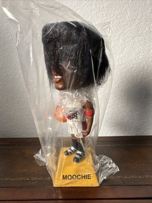 Pre-Owned Houston Rockets Moochie Norris Real Hair Bobblehead RARE SGA 3/30/2002