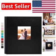 Large Capacity 4x6 Photo Album with Stylish Leather Cover - 1000 Pockets