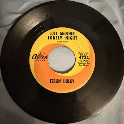 #ad Ferlin Husky Just Another Lonely Night Somebody Save Me Capitol 7quot; 45 4721 $8.06