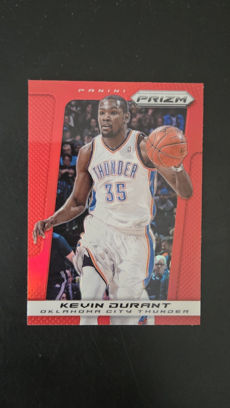 2013-14 KEVIN DURANT PRIZM RED PRIZMS SP REFRACTOR PARALLEL CARD #147! PANINI!