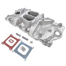 Dual Plane Intake Manifold For Chevy Small Block 262 267 283 302 305 307 350 V8