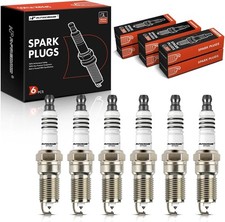 6PCS Iridium Platinum Spark Plugs Compatible with Buick, Chevrolet, Ford, GMC 