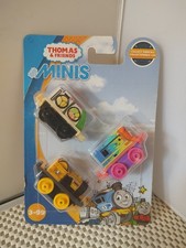 Thomas and Friends Minis: Stephen, Sushi Spencer, Rainbow Shane Arc-En-Ciel NWT