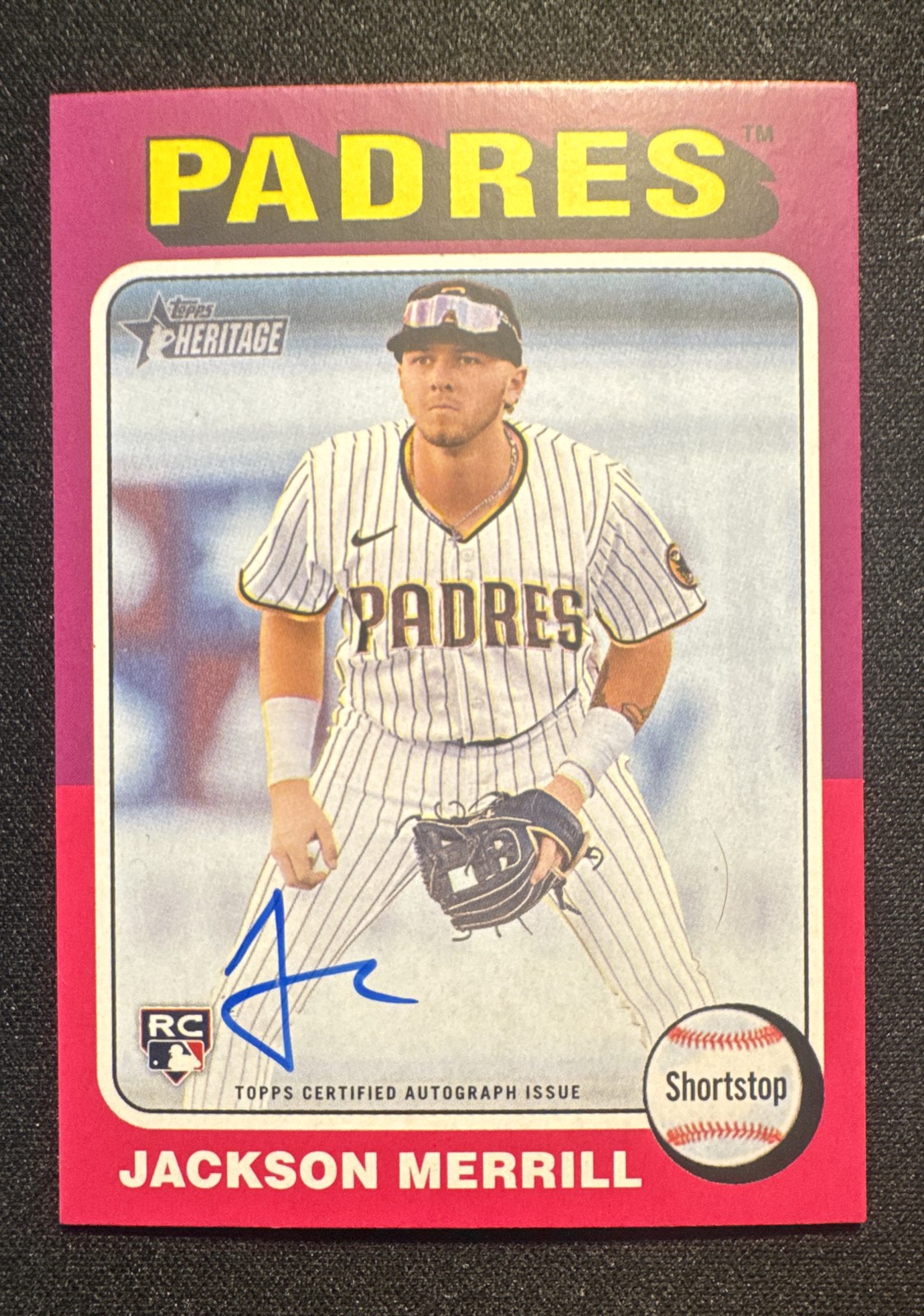 2024 Topps Heritage High Number - Real One Autographs Jackson Merrill #ROA-JM...