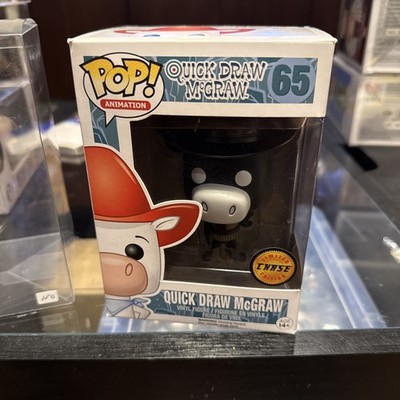 Funko POP Hanna Barbera Quick Draw McGraw Chase Variant Black/Gold Vaulted