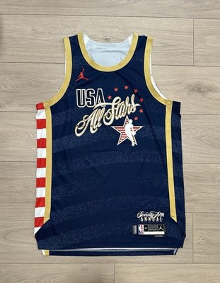 Detroit Pistons Team Issued Jalen Duren 52+4 All-Star Prototype Pro Cut Jersey