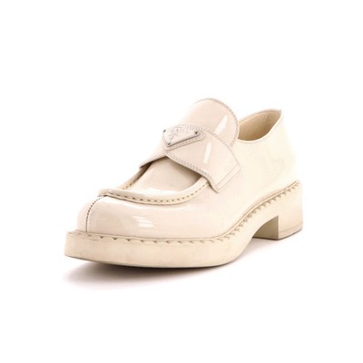 Prada Women's Triangle Logo Platform Loafers Patent | eBay