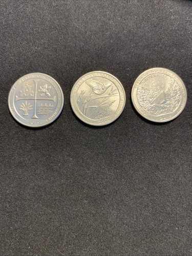 3-2019-2020 US "W" America The Beautiful Quarters - Kansas, Idaho And Texas!!