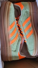 Adidas Gazelle Bold☆Green/Orange☆ Uk 6☆BNIB +Tags☆IH7495☆Immaculate☆ Unworn☆ New