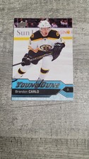2016-17 Upper Deck Young Guns Brandon Carlo Rookie Card #482. rookie card picture