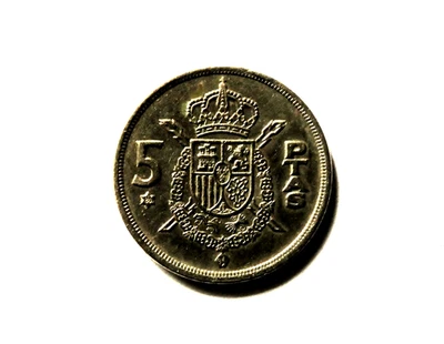 5 PESETAS 1975 * 80 , JUAN CARLOS Ier , ESPAGNE !! - Photo 1/2