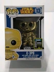 Funko Pop! Star Wars C-3PO Gold San Diego Comic Con Exclusive #13