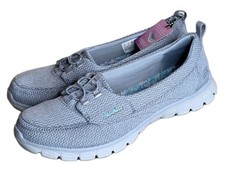 Skechers Shoes Women's Size 8 Air-Cooled Memory Foam Slip Ons Gray SN23423 - New