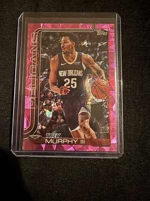 2025-26 Topps Flagship Basketball - Trey Murphy III #190 - Pink Diamante Foil