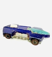 Hot Wheels Redline 1971 What-4 in Purple HK Complete Original Casting White Fin