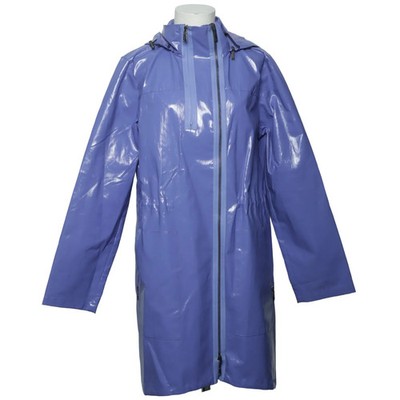 Elie Tahari, Regenmantel, Damen, Größe: L, Blau, Polyurethan, Einfarbig #FzK