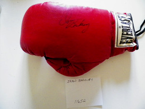 IRAN BARKLEY -BOXER AUTHENTIC AUTOGRAPHED EVERLAST GLOVE 6-7-13